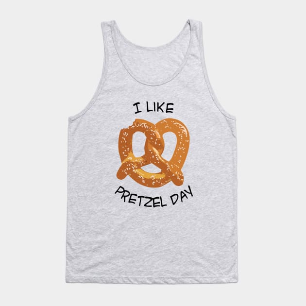 Pretzel Day Tank Top by steven pate custom art